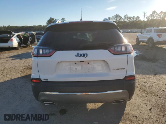 2021 Jeep Cherokee Limited with VIN 1C4PJLDX1MD187218, listed as a Copart auction lot 88927705 with 97,320 mi miles and Salvage title. Bid and sale history available at DreamBid. Image 6.
