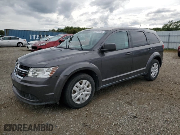 2015 Dodge Journey American Value with VIN 3C4PDCAB0FT595688, listed as a Copart auction lot 51043775 with 95,651 mi miles and Clean Title. Bid and sale history available at DreamBid. Image 1.