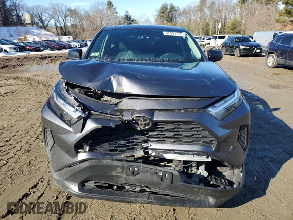 2023 Toyota RAV4 LE with VIN 2T3F1RFV3PC391599, listed as a Copart auction lot 46271115 with 57,776 mi miles and Salvage Title. Bid and sale history available at carsss.com. Image 5.