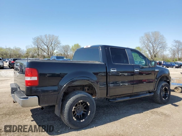 2007 Ford F-150 XLT with VIN 1FTPW14V47KC57993, listed as a Copart auction lot 53583765 with 156,109 mi miles and Salvage Title. Bid and sale history available at DreamBid. Image 3.