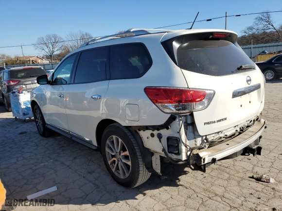 2014 Nissan Pathfinder Platinum with VIN 5N1AR2MN4EC734489, listed as a Copart auction lot 84039424 with NaN miles and Salvage Title. Bid and sale history available at carsss.com. Image 2.