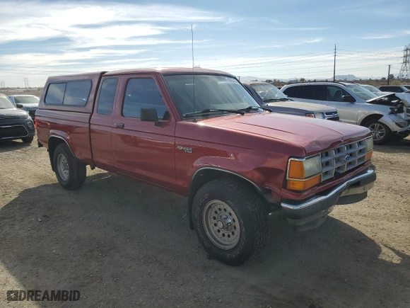 1992 Ford Ranger Splash with VIN 1FTCR15X5NPA54097, listed as a Copart auction lot 43804445 with 19,097 mi miles and Salvage Title. Bid and sale history available at carsss.com. Image 4.