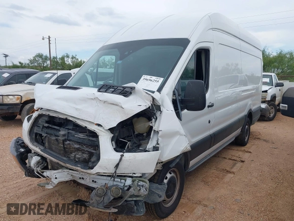 2019 Ford Transit Cargo with VIN 1FTBW3XM8KKA93794, listed as a IAAI auction lot 39696255 with 127,396 mi miles and . Bid and sale history available at DreamBid. Image 2.