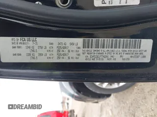 2015 Dodge Journey SXT with VIN 3C4PDCBG1FT742241, listed as a IAAI auction lot 41751280 with 163,564 mi miles. Bid and sale history available at carsss.com. Image 9.