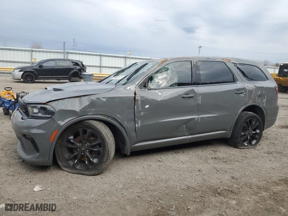 2022 Dodge Durango GT with VIN 1C4RDJDG1NC211254, listed as a Copart auction lot 50863975 with 55,667 mi miles and Salvage Title. Bid and sale history available at carsss.com. Image 1.