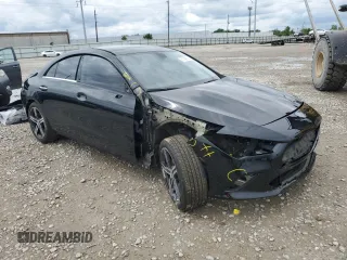2021 Mercedes-Benz CLA 250 with VIN W1K5J4HB6MN149186, listed as a Copart auction lot 57349855 with 23,200 mi miles and Salvage title. Bid and sale history available at DreamBid. Image 4.