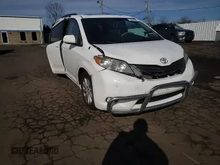 2013 Toyota Sienna XLE with VIN 5TDDK3DC2DS062598, listed as a Copart auction lot 50026545 with 130,719 mi miles and Salvage Title. Bid and sale history available at DreamBid. Image 11.