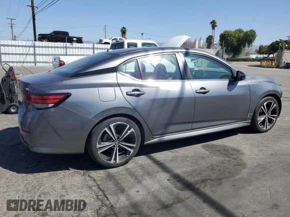 2021 Nissan Sentra SR with VIN 3N1AB8DV0MY311705, listed as a Copart auction lot 52202775 with 24,583 mi miles and Salvage Title. Bid and sale history available at DreamBid. Image 3.