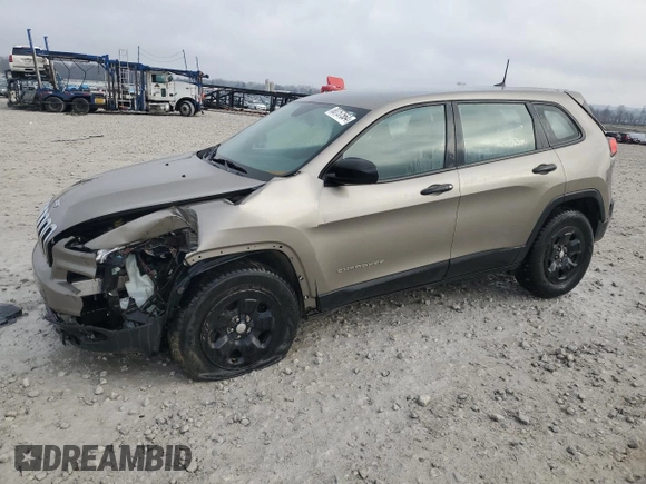 2016 Jeep Cherokee Sport with VIN 1C4PJMAB3GW331150, listed as a Copart auction lot 80757564 with 84,896 mi miles and Clean Title. Bid and sale history available at DreamBid. Image 1.