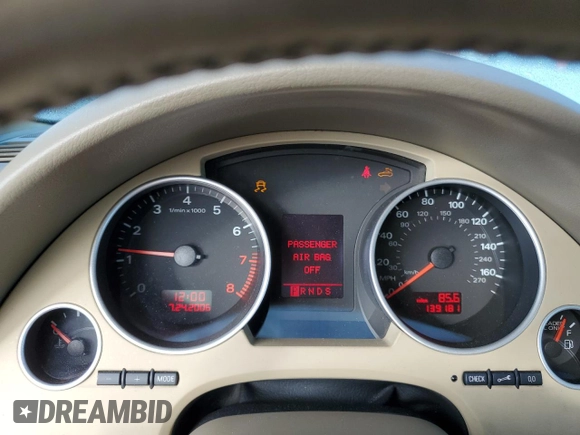 2008 Audi A4 2.0T с VIN WAUAF48H08K014823, выставлен на аукционе Copart как лот 43538305 с пробегом 139 181 миль миль и Списание • Salvage title. История ставок и продаж доступна на DreamBid. Изображение 9.