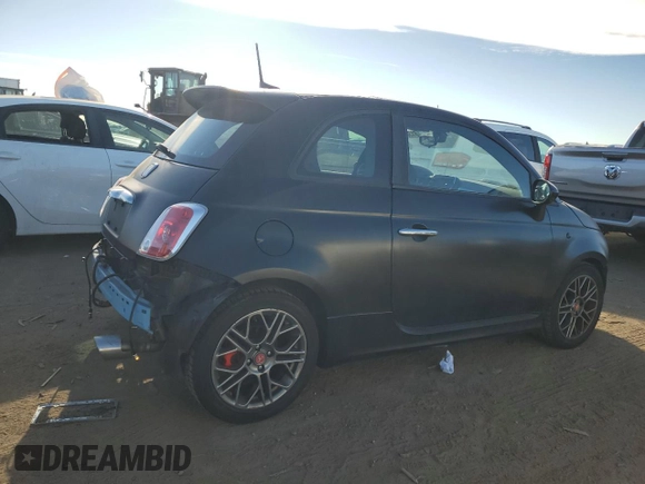2017 FIAT 500 Abarth z VIN 3C3CFFFH9HT506053, wystawiony jako Copart lot #81367564 z przebiegiem 91 516 mil mil oraz Szkody całkowita. Historia ofert i sprzedaży dostępna na DreamBid. Obrazek 3.