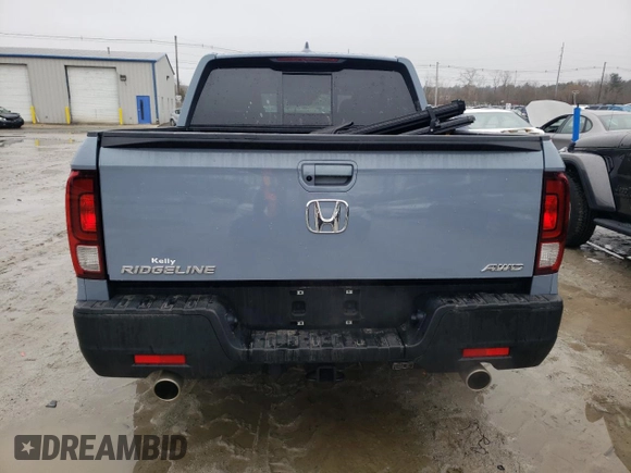 2023 Honda Ridgeline RTL z VIN 5FPYK3F5XPB062963, wystawiony jako Copart lot #47963775 z przebiegiem 22 060 mil mil oraz Szkoda całkowita • Salvage title. Historia ofert i sprzedaży dostępna na DreamBid. Obrazek 6.