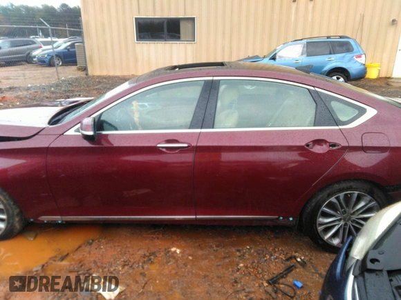 2016 Hyundai Genesis 3.8L z VIN KMHGN4JE7GU106946, wystawiony jako IAAI lot #40809364 z przebiegiem 91 788 mil mil oraz . Historia ofert i sprzedaży dostępna na DreamBid. Obrazek 13.