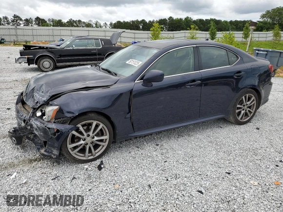 2008 Lexus IS 250 with VIN JTHBK262X85052613, listed as a Copart auction lot 60151025 with 355,990 mi miles and Salvage title. Bid and sale history available at DreamBid. Image 1.