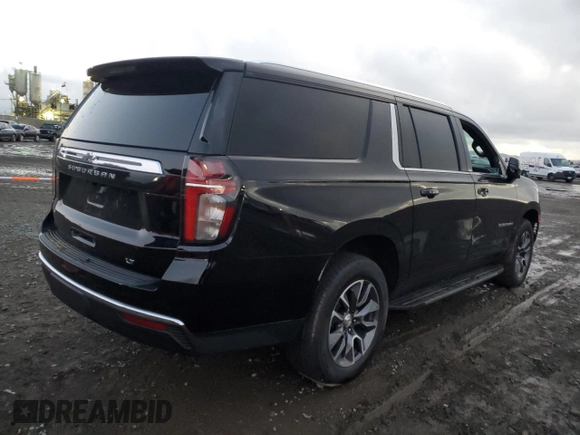 2023 Chevrolet Suburban LT with VIN 1GNSCCKD5PR187072, listed as a Copart auction lot 81992853 with 21,273 mi miles and Salvage Title. Bid and sale history available at DreamBid. Image 3.