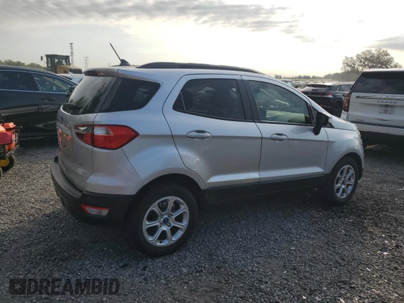 2021 Ford EcoSport SE with VIN MAJ3S2GEXMC449698, listed as a Copart auction lot 52936185 with 18,184 mi miles and Non Repairable. Bid and sale history available at carsss.com. Image 3.