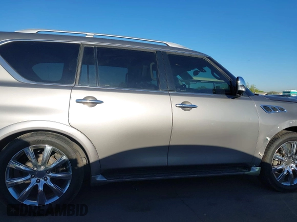 2012 Infiniti QX56 7-passenger with VIN JN8AZ2NFXC9515305, listed as a IAAI auction lot 42031957 with 185,173 mi miles. Bid and sale history available at carsss.com. Image 13.