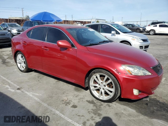 2006 Lexus IS 250 Manual with VIN JTHBK262665001042, listed as a Copart auction lot 49004915 with 162,157 mi miles and Salvage Title. Bid and sale history available at carsss.com. Image 4.