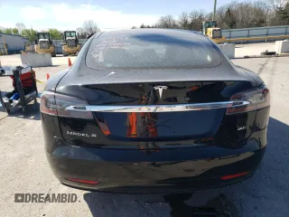 2016 Tesla Model S 90D with VIN 5YJSA1E26GF168260, listed as a Copart auction lot 48703154 with 90,567 mi miles and Salvage Title. Bid and sale history available at DreamBid. Image 6.