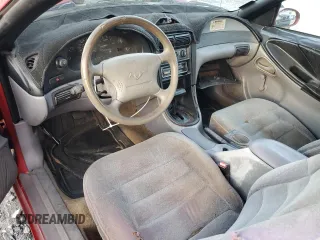 1994 Ford Mustang with VIN 1FALP4049RF150529, listed as a Copart auction lot 48106225 with 95,308 mi miles and Salvage Title. Bid and sale history available at carsss.com. Image 8.