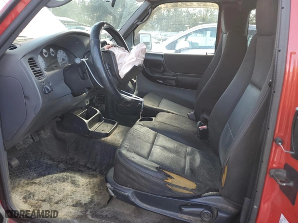 2006 Ford Ranger STX with VIN 1FTYR44E56PA01702, listed as a Copart auction lot 87126624 with 283,374 mi miles and Salvage Title. Bid and sale history available at carsss.com. Image 7.