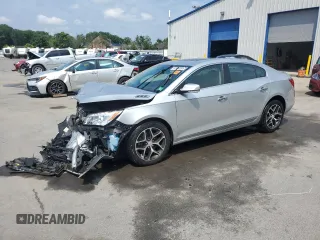 2016 Buick LaCrosse Sport Touring with VIN 1G4G45G36GF232086, listed as a Copart auction lot 62460095 with 119,092 mi miles and Salvage title. Bid and sale history available at DreamBid. Image 1.