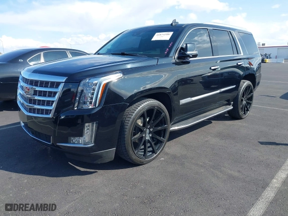 2018 Cadillac Escalade Luxury with VIN 1GYS4BKJ6JR148241, listed as a IAAI auction lot 41874506 with 92,140 mi miles. Bid and sale history available at carsss.com. Image 17.