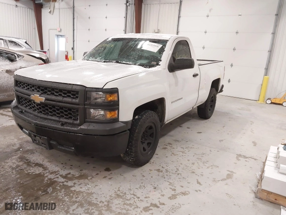 2014 Chevrolet Silverado 1500 Work Truck with VIN 1GCNCPEH4EZ324432, listed as a IAAI auction lot 41519926 with 220,953 mi miles. Bid and sale history available at carsss.com. Image 2.