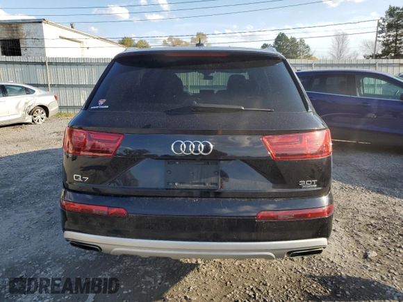 2018 Audi Q7 Premium Plus with VIN WA1LAAF70JD046078, listed as a Copart auction lot 78134604 with 67,099 mi miles and Non Repairable. Bid and sale history available at carsss.com. Image 6.