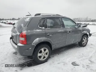 2007 Hyundai Tucson GLS with VIN KM8JM12B77U613518, listed as a Copart auction lot 45900865 with 126,573 mi miles and Salvage Title. Bid and sale history available at carsss.com. Image 3.