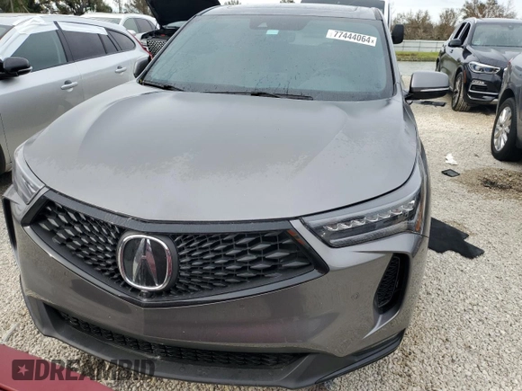 2024 Acura RDX w/A-Spec Advance Package with VIN 5J8TC2H88RL014686, listed as a Copart auction lot 77444064 with Not Provided miles and Salvage Title. Bid and sale history available at carsss.com. Image 5.