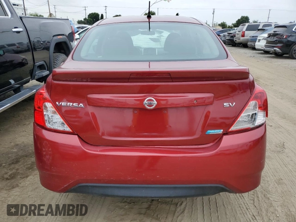 2016 Nissan Versa S Plus with VIN 3N1CN7AP0GL866431, listed as a Copart auction lot 56238035 with 104,687 mi miles and Salvage Title. Bid and sale history available at DreamBid. Image 6.