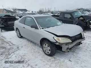 2005 Honda Civic Cpe VP with VIN 1HGEM221X5L070057, listed as a IAAI auction lot 41277408 with 187,072 mi miles. Bid and sale history available at carsss.com. Image 1.