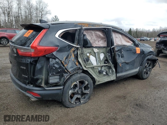2018 Honda CR-V Touring with VIN 2HKRW2H95JH113242, listed as a Copart auction lot 48065595 with 0 mi miles and Non Repairable. Bid and sale history available at carsss.com. Image 3.
