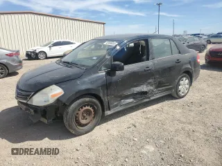 2010 Nissan Versa S with VIN 3N1BC1AP0AL409740, listed as a Copart auction lot 48996685 with 136,924 mi miles and Salvage Title. Bid and sale history available at DreamBid. Image 1.