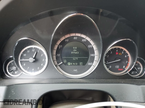 2011 Mercedes-Benz E-Class E 550 with VIN WDDKK7CF1BF066042, listed as a Copart auction lot 80276894 with 97,563 mi miles and Salvage Title. Bid and sale history available at carsss.com. Image 9.