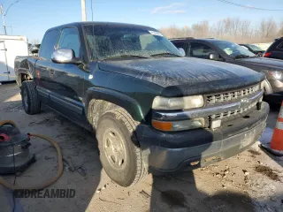 2002 Chevrolet Silverado 1500 LS with VIN 2GCEK19V221150025, listed as a Copart auction lot 41816045 with 246,070 mi miles and Salvage Title. Bid and sale history available at DreamBid. Image 4.