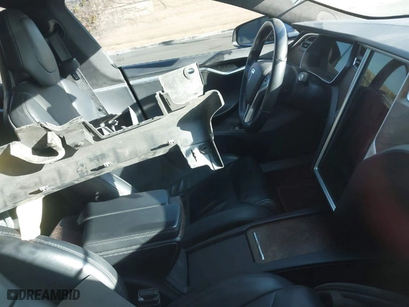 2017 Tesla Model S 60 with VIN 5YJSA1E12HF204700, listed as a IAAI auction lot 41539122 with NaN miles. Bid and sale history available at carsss.com. Image 15.