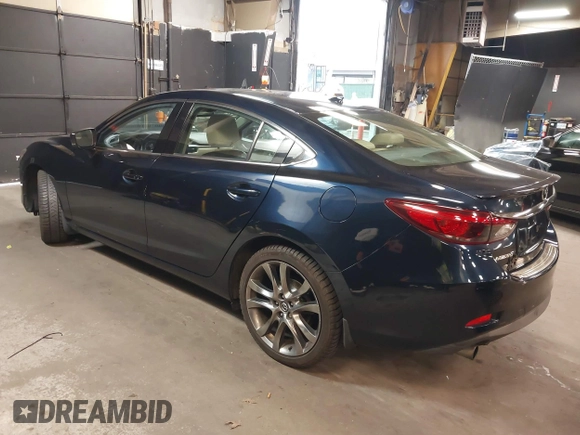 2017 Mazda 6 Grand Touring with VIN JM1GL1W51H1101519, listed as a IAAI auction lot 42132215 with 145,796 mi miles. Bid and sale history available at carsss.com. Image 3.