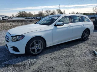 2017 Mercedes-Benz E-Class E 400 Luxury with VIN WDDZH6GB9HA142112, listed as a Copart auction lot 42310045 with 24,004 mi miles and Salvage Title. Bid and sale history available at carsss.com. Image 1.