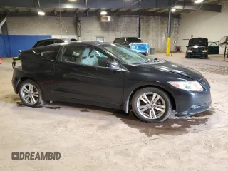 2012 Honda CR-Z EX with VIN JHMZF1D6XCS003649, listed as a Copart auction lot 51978735 with 159,010 mi miles and Salvage Title. Bid and sale history available at carsss.com. Image 4.