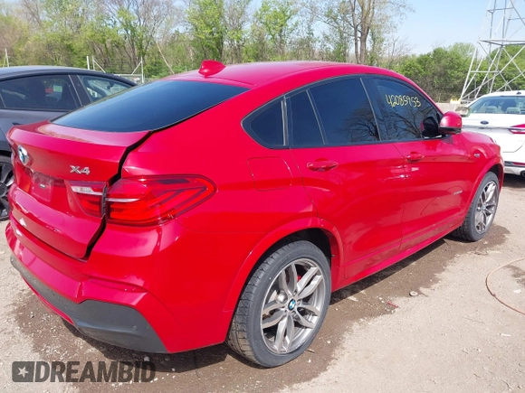 2016 BMW X4 xDrive28i with VIN 5UXXW3C52G0R20677, listed as a IAAI auction lot 42085953 with 88,000 mi miles and . Bid and sale history available at DreamBid. Image 4.