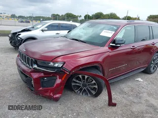 2021 Jeep Grand Cherokee Overland with VIN 1C4RJJDG7M8204108, listed as a IAAI auction lot 42005428 with 68,369 mi miles and . Bid and sale history available at DreamBid. Image 6.