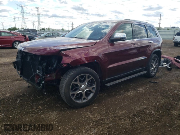 2020 Jeep Grand Cherokee Limited X z VIN 1C4RJFBG4LC152061, wystawiony jako Copart lot #58261805 z przebiegiem 11 769 mil mil oraz Szkoda całkowita • Salvage title. Historia ofert i sprzedaży dostępna na DreamBid. Obrazek 1.