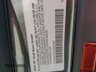 2025 Audi RS 5 Sportback z VIN WUAAWCF51SA901563, wystawiony jako Copart lot #53886485 z przebiegiem 443 mil mil oraz Szkoda całkowita • Salvage title. Historia ofert i sprzedaży dostępna na DreamBid. Obrazek 13.