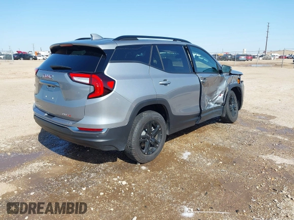 2024 GMC Terrain AT4 with VIN 3GKALYEG9RL385482, listed as a IAAI auction lot 42017273 with 5,841 mi miles and . Bid and sale history available at DreamBid. Image 4.