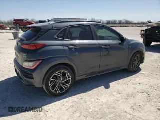 2023 Hyundai Kona N Line with VIN KM8K3CA38PU941480, listed as a Copart auction lot 48387575 with 30,923 mi miles and Salvage Title. Bid and sale history available at carsss.com. Image 3.