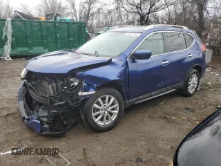2017 Nissan Rogue SV with VIN 5N1AT2MV4HC770866, listed as a Copart auction lot 46815965 with 111,060 mi miles and Salvage title. Bid and sale history available at DreamBid. Image 1.