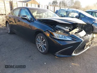 2020 Lexus ES with VIN 58ADZ1B16LU051667, listed as a IAAI auction lot 41201741 with 43,898 mi miles. Bid and sale history available at carsss.com. Image 1.