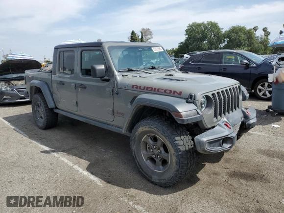 2022 Jeep Gladiator Rubicon with VIN 1C6JJTBG5NL149501, listed as a Copart auction lot 53029565 with 46,151 mi miles and Salvage title. Bid and sale history available at DreamBid. Image 4.